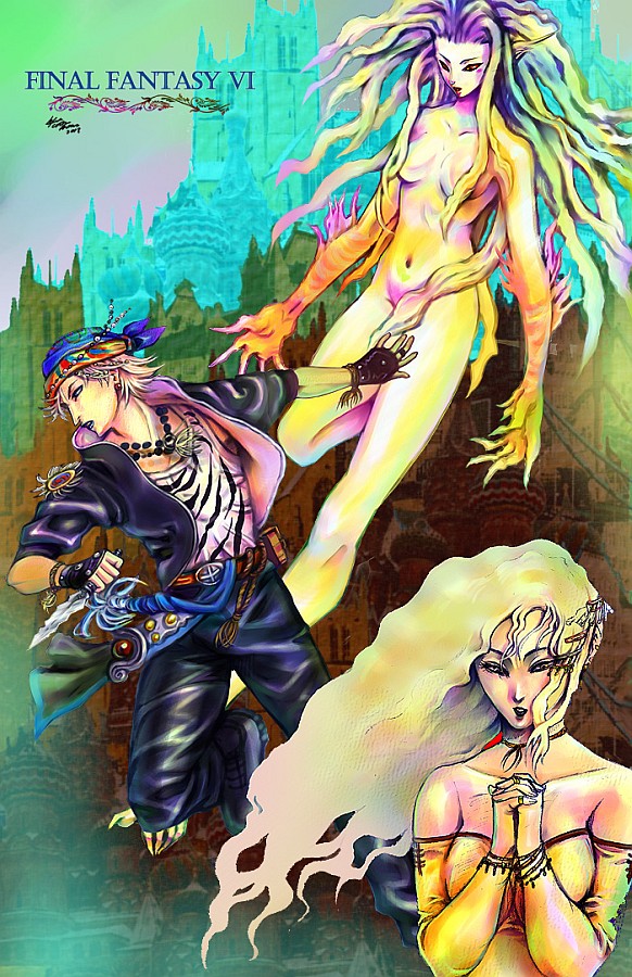 Final fantasy VI 6 group