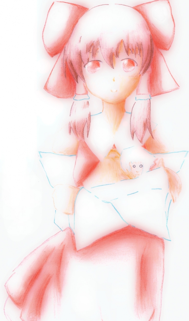 Reimu and Gil colored