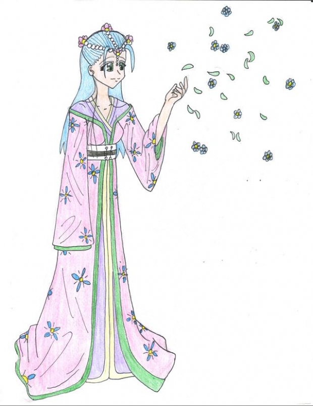Girl in Kimono