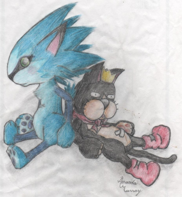 Cate Sith And Moomba Plushies