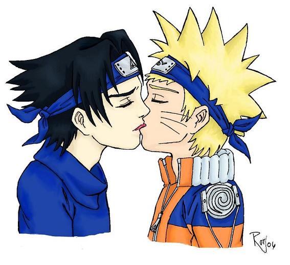 Naruto/sasuke Kiss