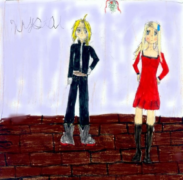 Ed And Winry: Under The Mistletoe.