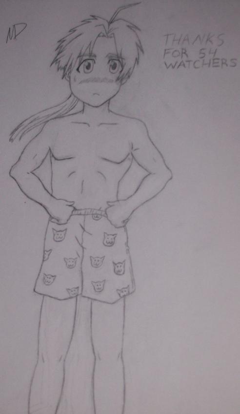 Alphonse In His Boxers