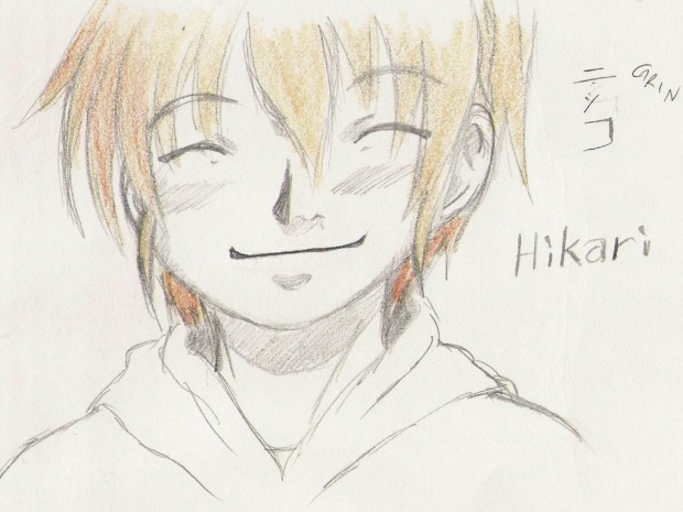 Hikari~Grin (Hair color test)
