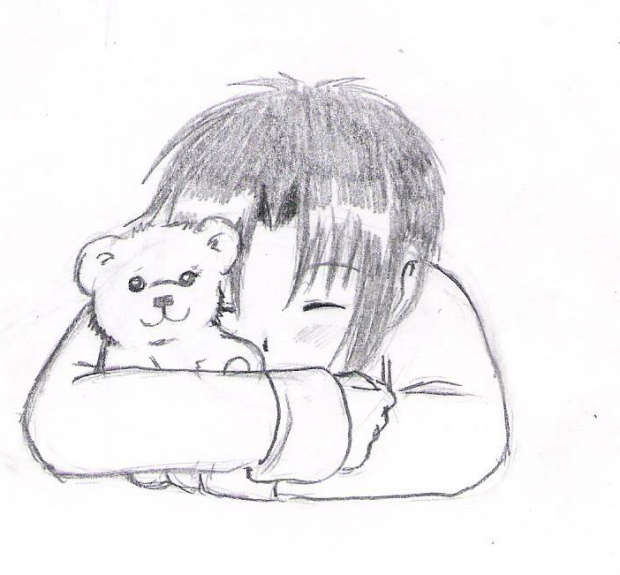 Cute Boy & Bear - 2