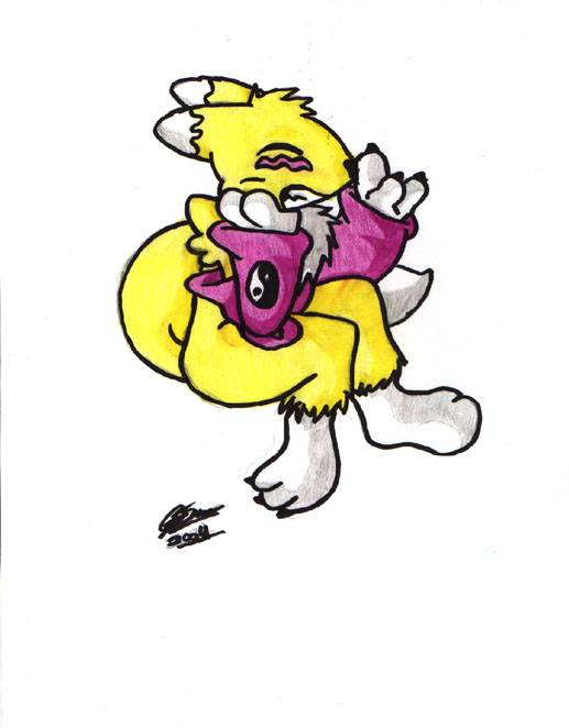 Giggling Renamon