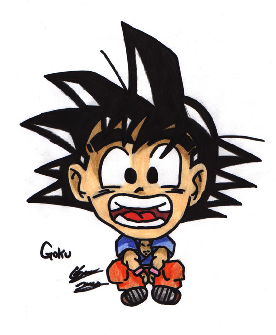 Freehand Chibi Goku
