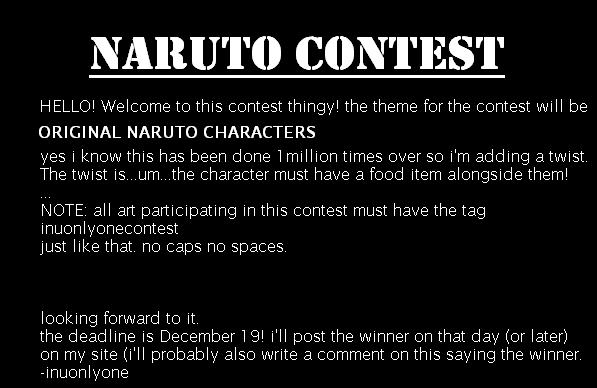 Naruto Contest