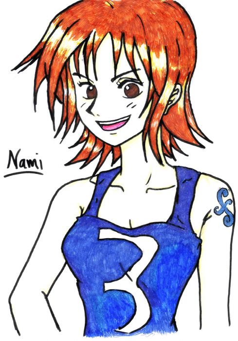 Pirate Nami Colored Version