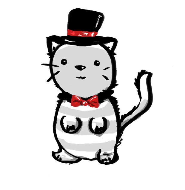 mr.gentleman kitty. :)