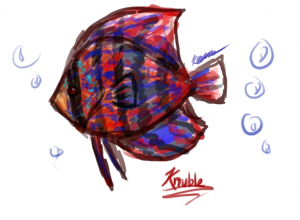 Knuble, a fish of many colors.