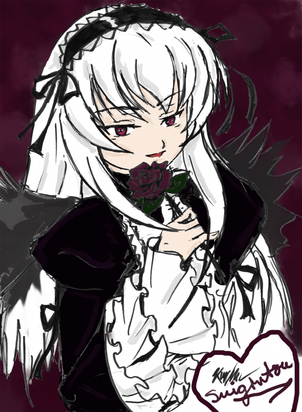 Suigintou [colored].