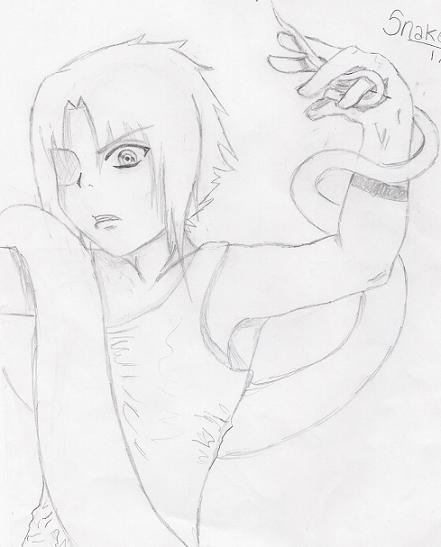 Snake Holder Sasuke