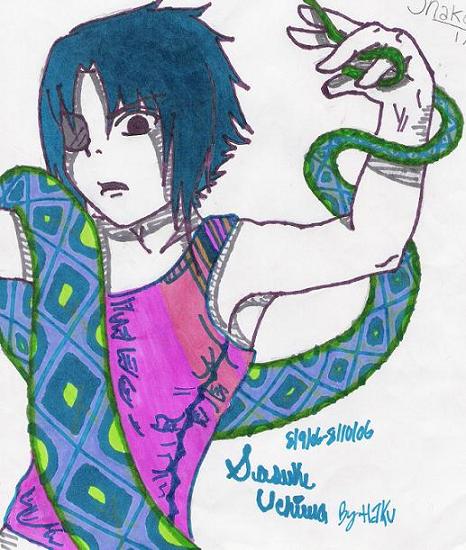 Sasuke Snake Colored!