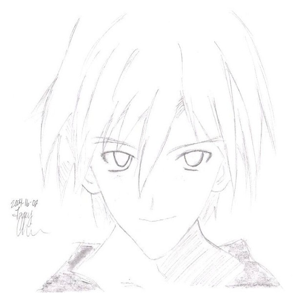 Kaworu Rough Sketch