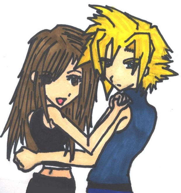 Cloud And Tifa