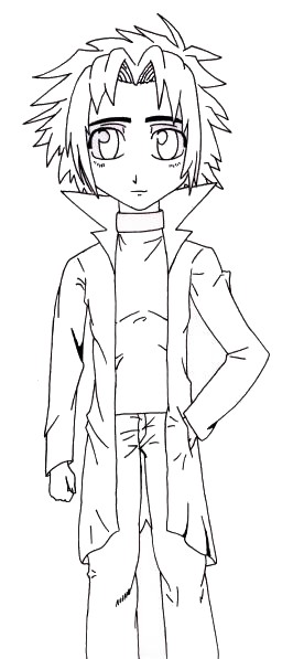 Random Dude- Black Lined In