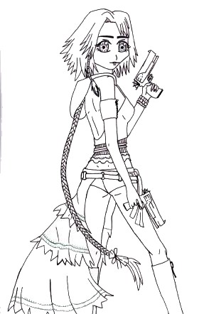 Yuna Ffx-2 Anime Style