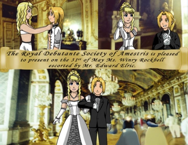 Ed And Winry At The Debutante Ball