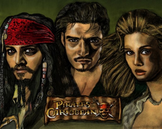 Pirates Of Caribbean Poster Color