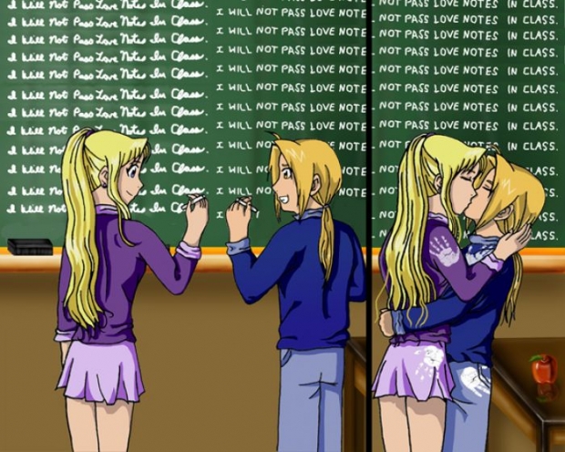 Ed And Winry School House Love