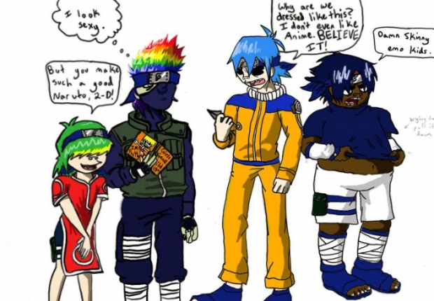 Gorillaz's First Cosplay(colored)