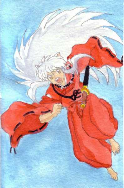 Watercolor Inuyasha!