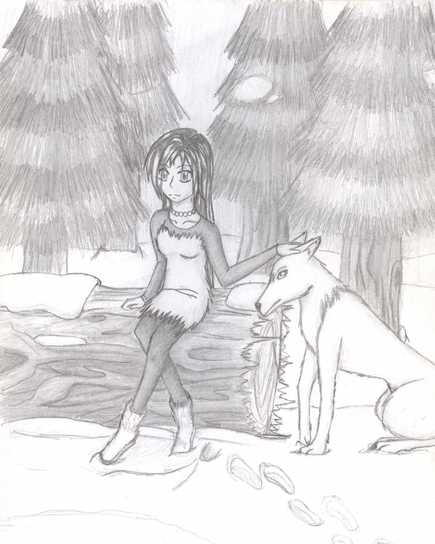 A girl and her Wolf