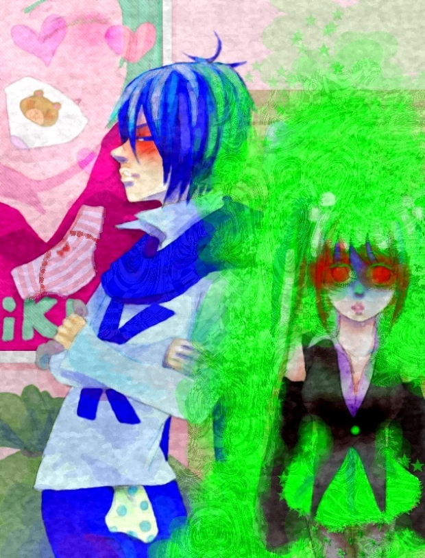 kaito what are you doing in miku's room