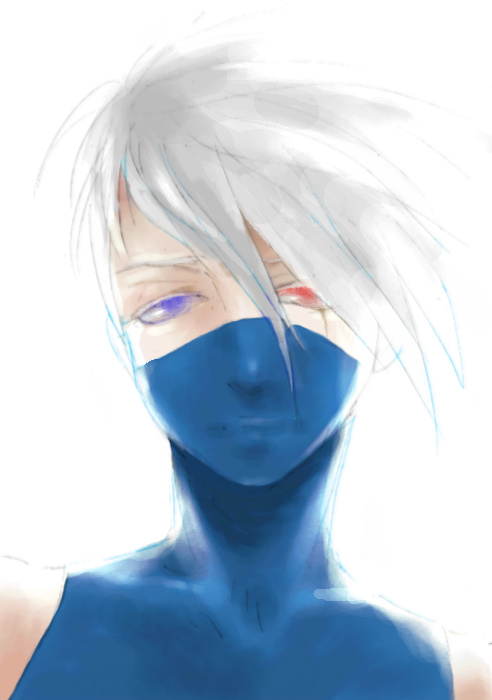 suddenly felt like drawing kakashi