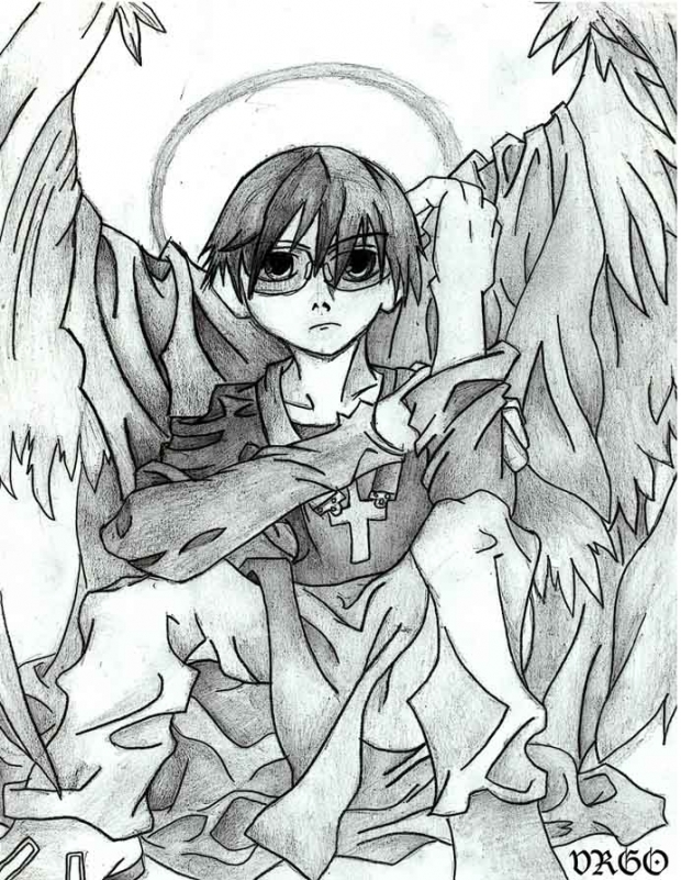 Satoshi Sketch: Shaded