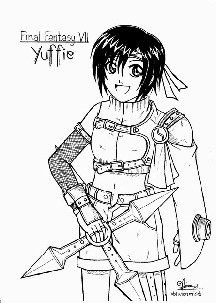 Yuffie Kisaragi -ff7-