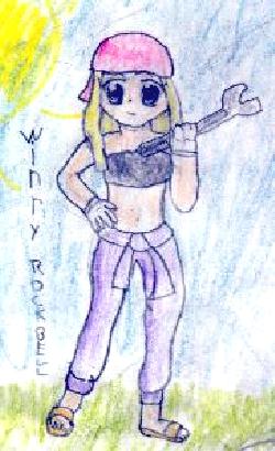 Winry With Her Wrench