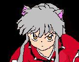 Inuyasha Drawn In The Computer
