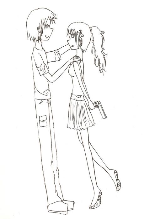 Smoking Gun In The Rosebush