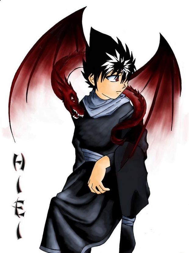 Hiei With Dragon