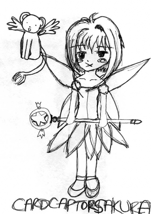 Chibi Sakura And Kero