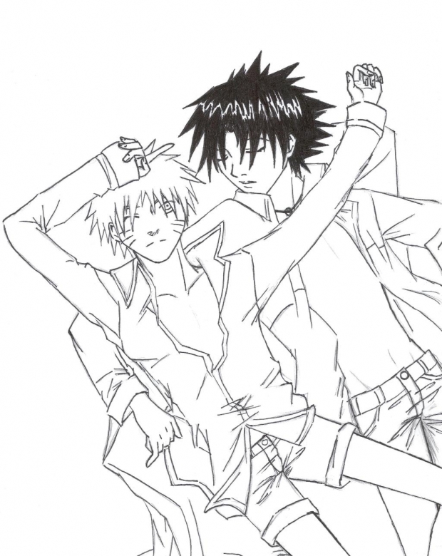 Naruto and Sasuke : Just Chillin'...