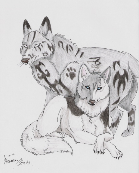 Ice And Another Wolf... I Forget