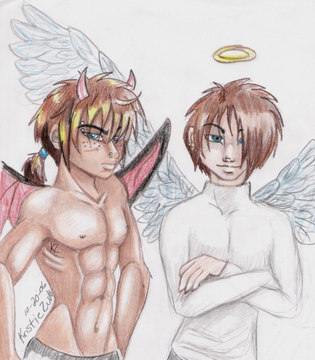Rikku And Natsume As Boys