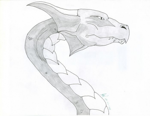 Pencil Shaded Dragon