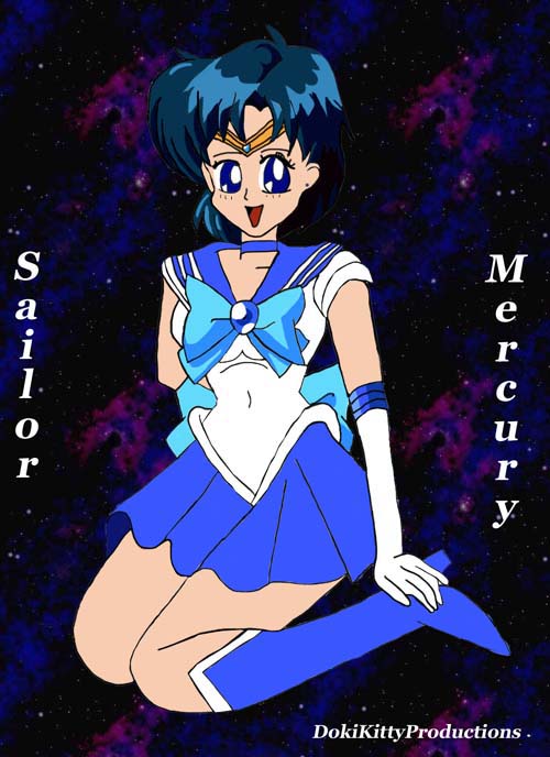 Sailor Mercury Kneel