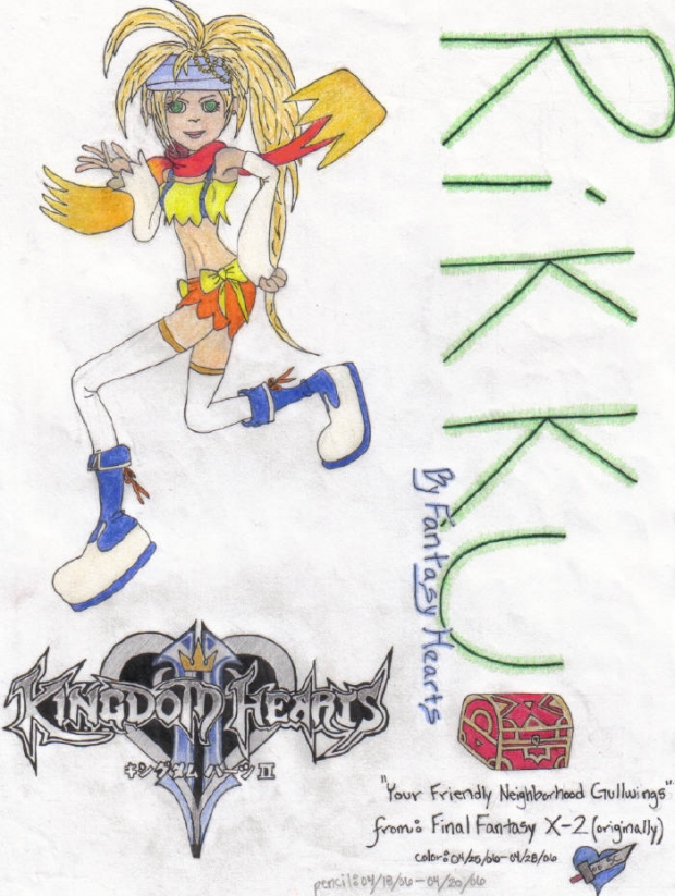 Rikku Gullwing From Kingdom Hearts!