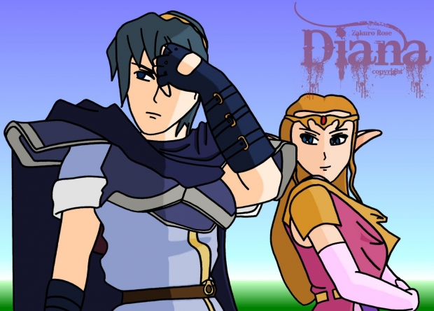Marth and Zelda