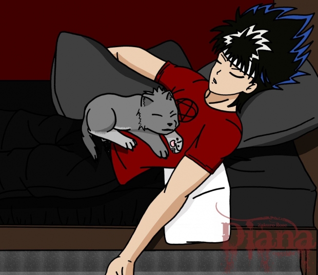 Hiei and Wolf Puppy Trade--Die Before I Wake