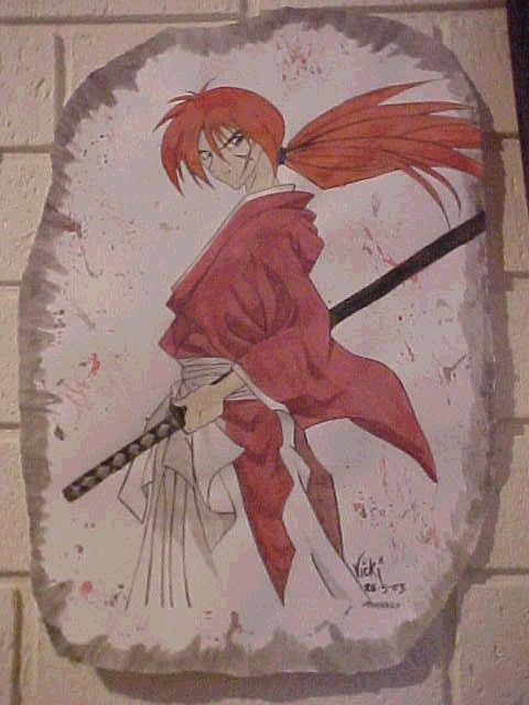 Kenshin with his Sword