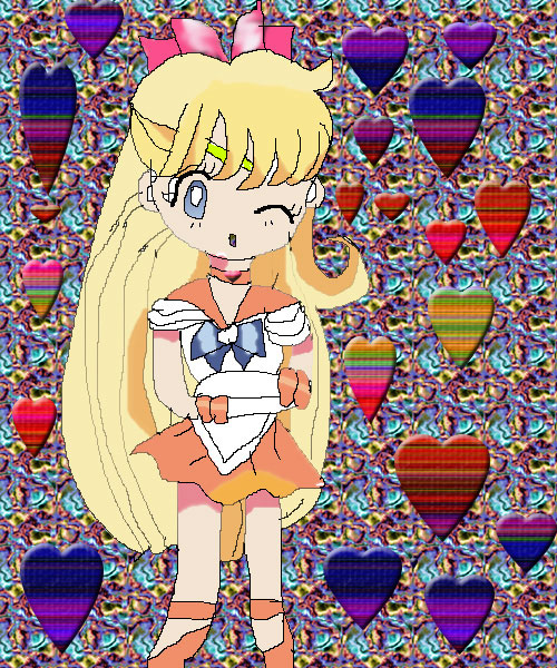 Sailor Venus:pouting.