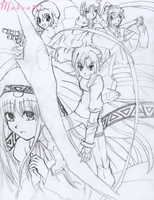 Elemental Gelade Rough Sketch