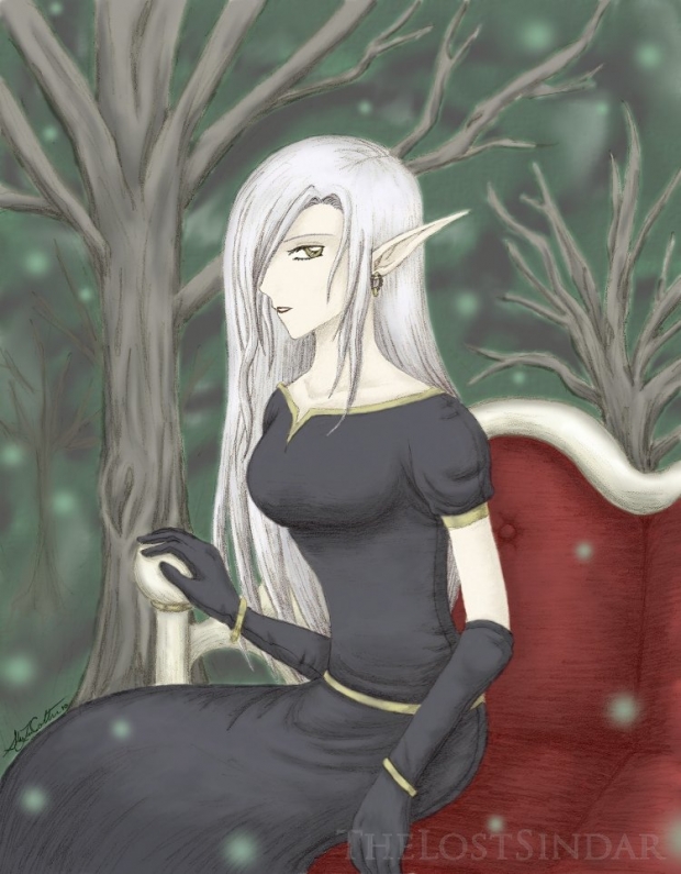 Queen of the Dark Wood (colored)