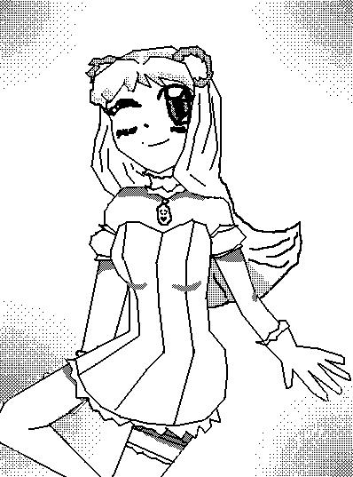 Request- Mew Kyra (b/w) Paint